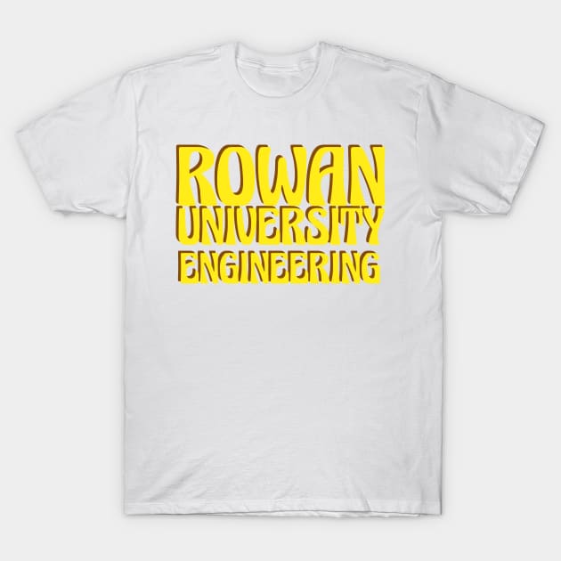 Rowan University Engineering - Retro T-Shirt by ally1021